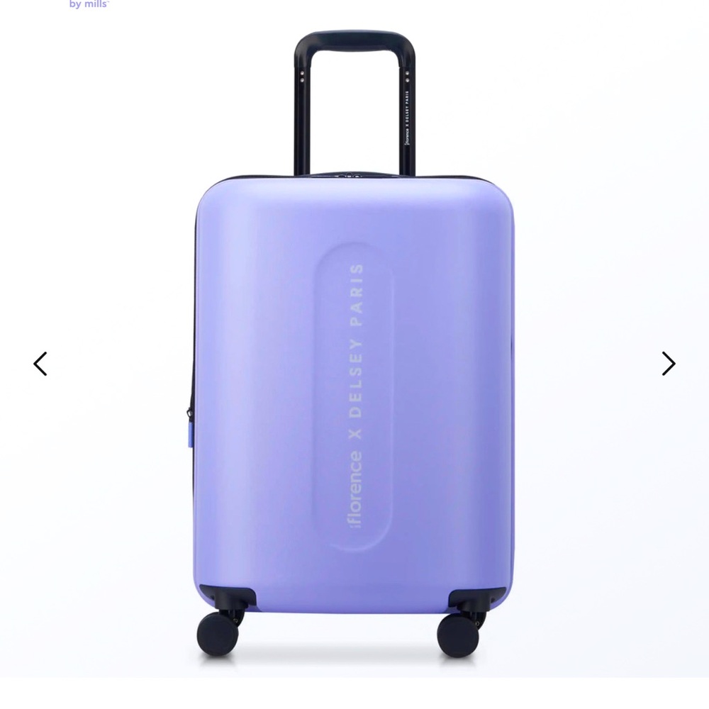 DELSEY Paris x Florence by Mills Lavender Expandable Carry On w/ Spinner (NEW)